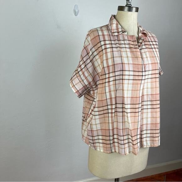 Madewell Park Popover Shirt in Plaid - Picture 3 of 8